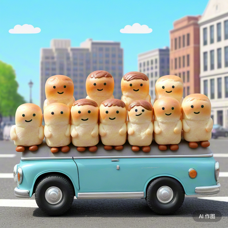 一车面包人